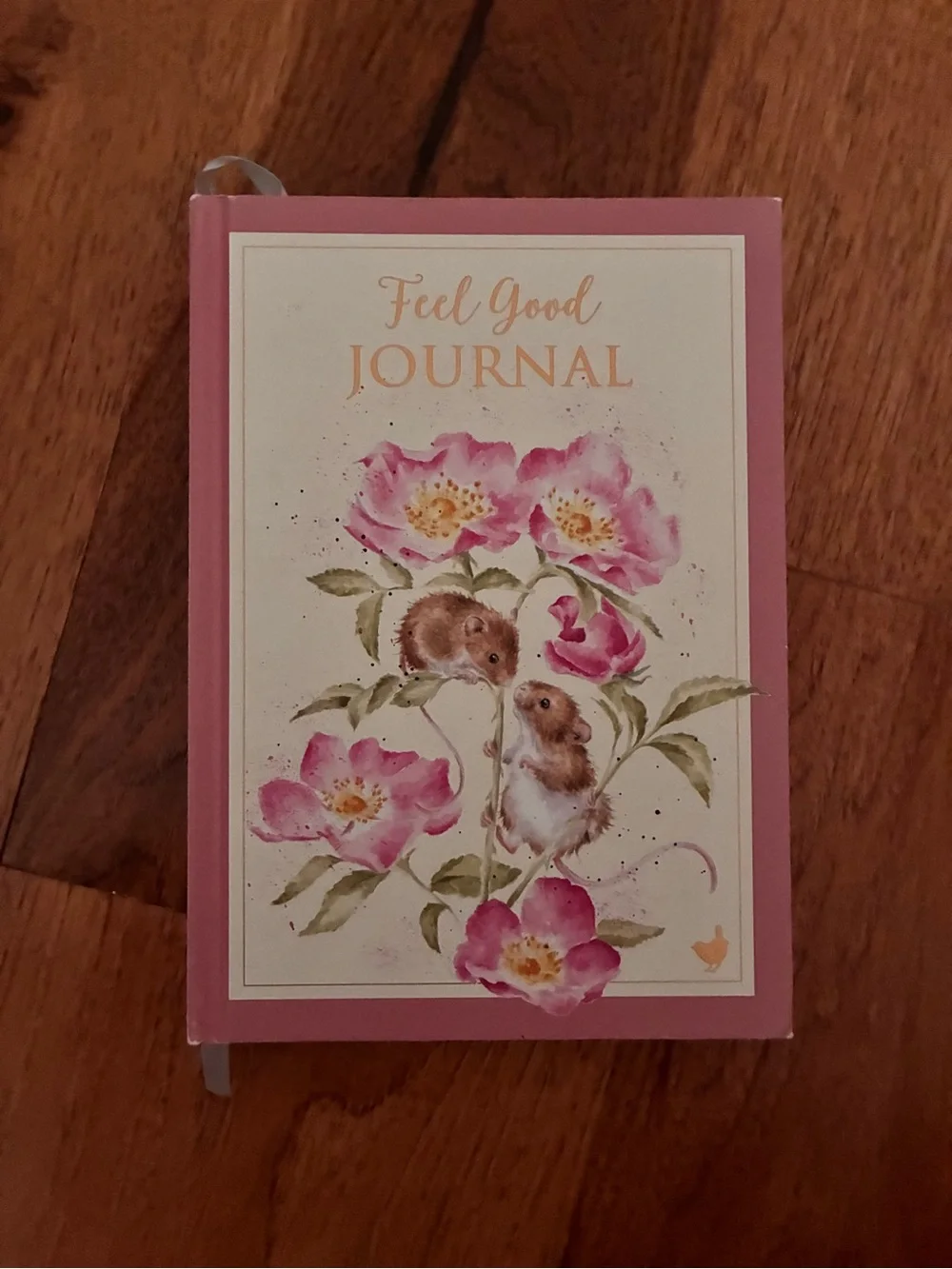 Feel Good Journal Pink Floral Small Pets Notebook